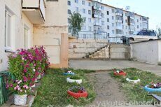 Улица Гидростроителей в поселке Чернышевский в Якутии