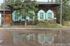 Деревянный дом начала XX века в Вилюйске