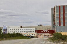 Фото горно-обогатительного комбината в Айхале