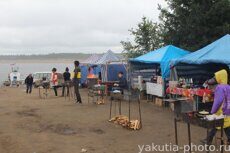Шашлыки на берегу Вилюя